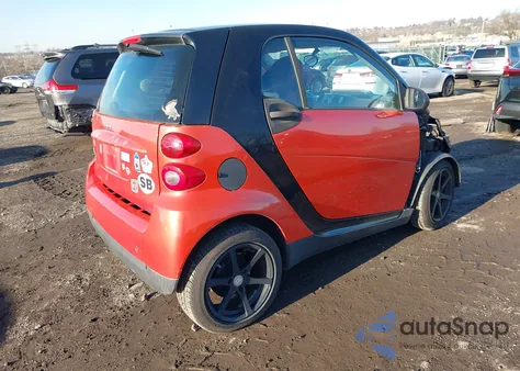 2008 Smart Fortwo Passion/Pure из США, поврежденный, VIN WMEEJ31X68K170400